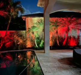 Color Landscaping Lights west Boca Raton