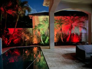 Color Landscaping Lights west Boca Raton